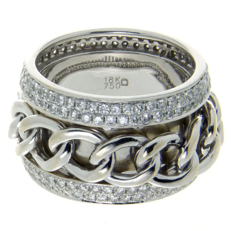 1.50 Carat Diamond Spinner Ring For Weddings 1