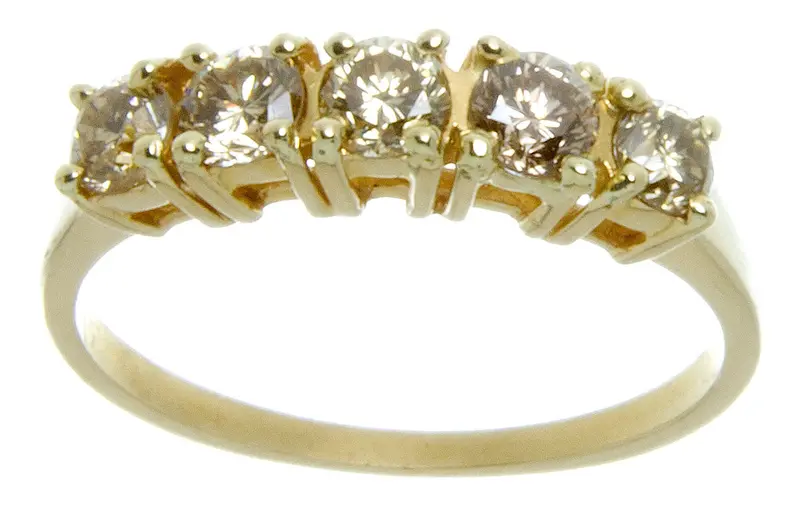 1-Carat Diamond Anniversary Band In 18K White Gold 1