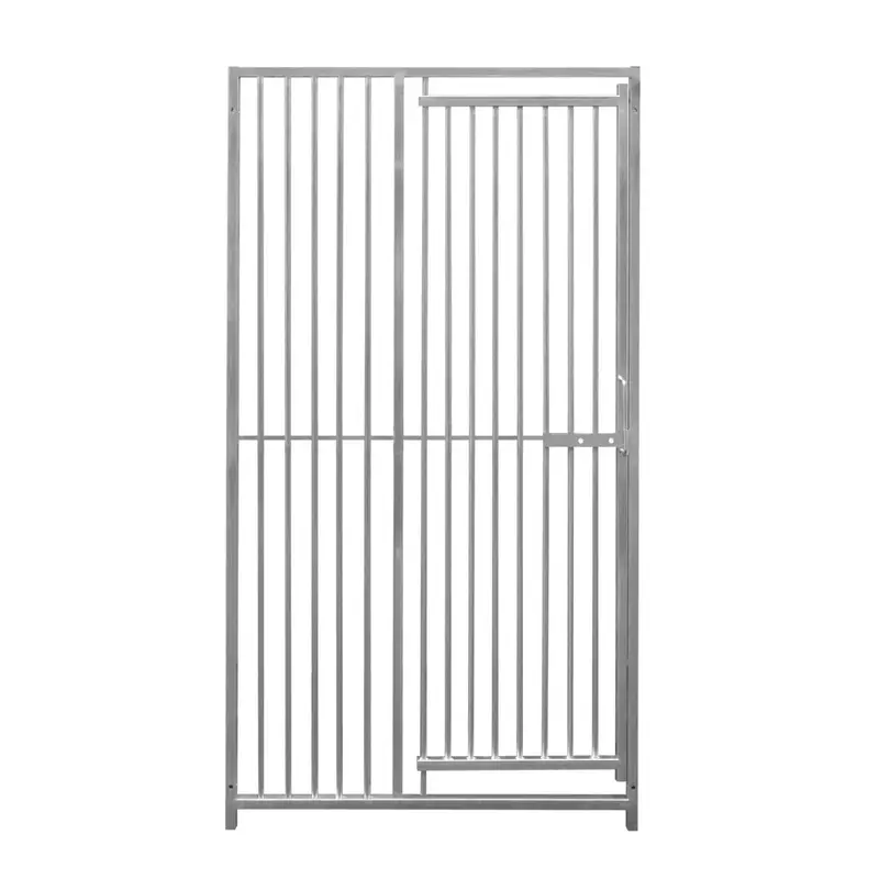 1-Meter Dog Run Panel With Access Door – 5Cm Bar Spacing 1