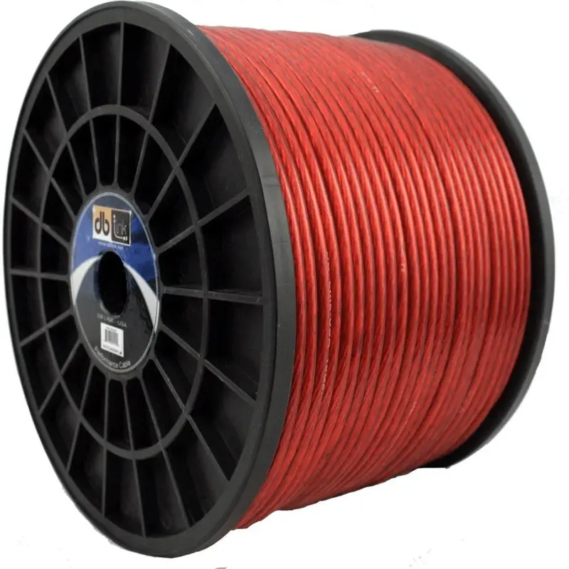 10-Gauge Red Stranded Copper Wire – 500-Foot Spool 1