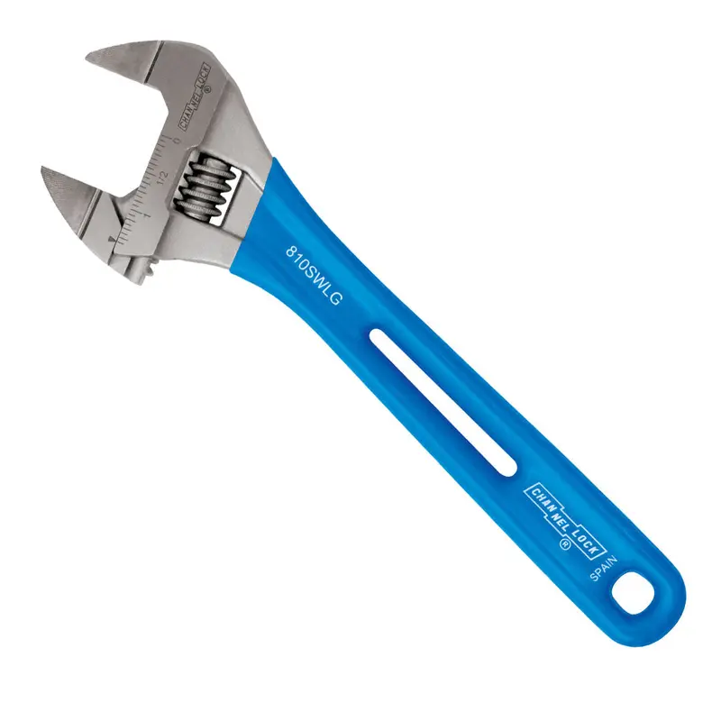 10-Inch Lightweight Slim-Jaw Adjustable Wrench – Wideazz® (810Swlg) 1