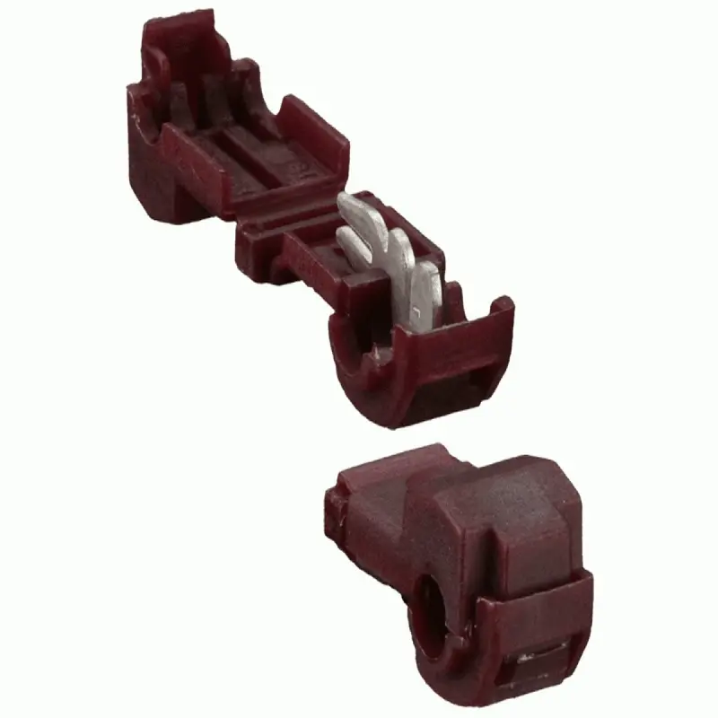 100-Pack T-Tap Wire Connectors – 22–18 Awg, No-Cut Splicing (Rtt) 1