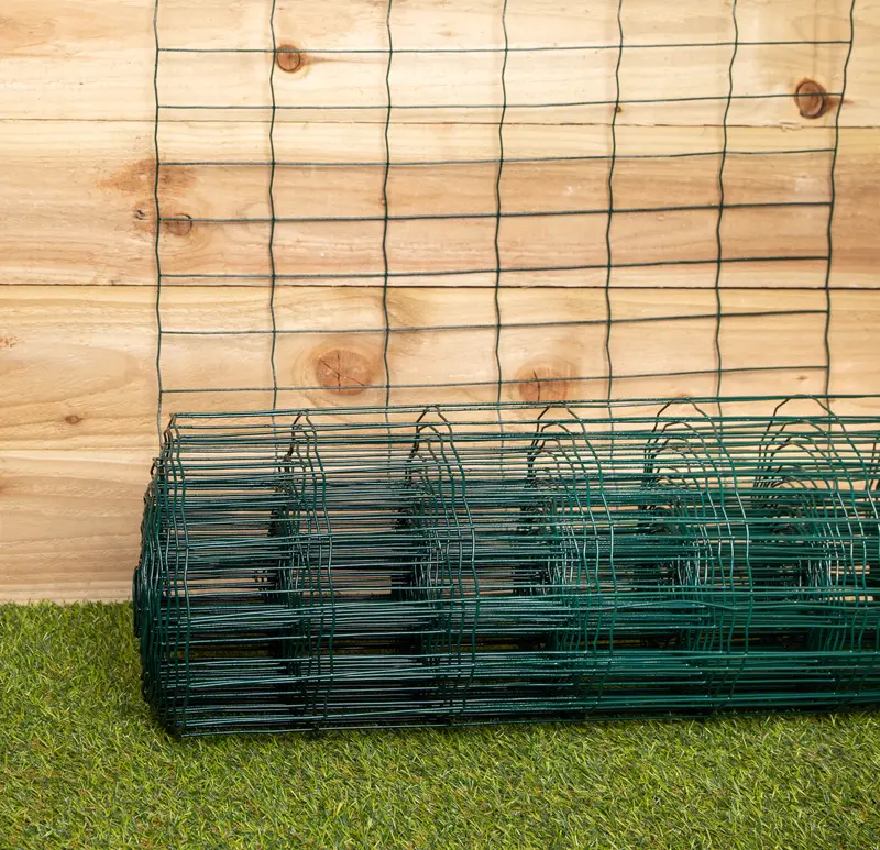 10M X 60Cm Green Pvc-Coated Metal Garden Border Edging 1