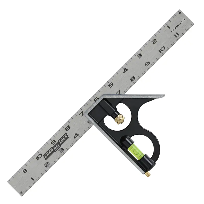 12-Inch High-Visibility Stainless Steel Combination Square (8100-012Cs) 1