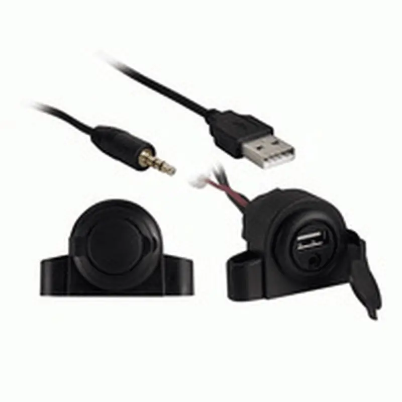 12V Usb Power Socket – Compact Dual-Port Vehicle Charging Outlet 1