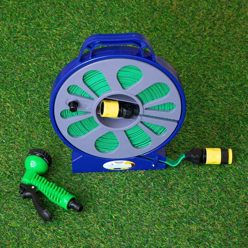 15M Lay-Flat Garden Hose With Built-In Storage Cassette – Compact & Tangle-Free 1