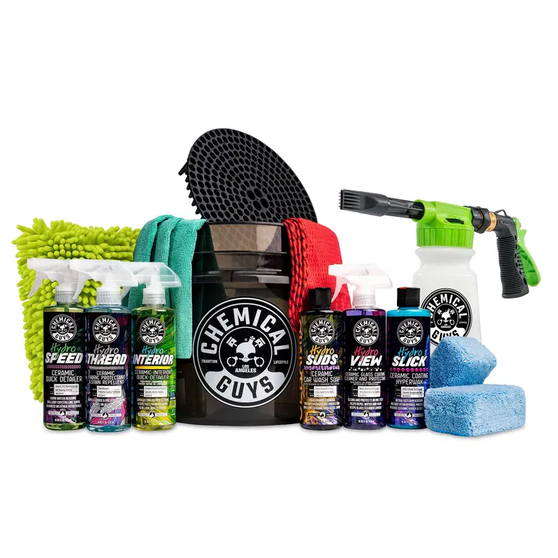 16-Piece Ceramic Protection Car Wash Kit With Torq Foam Blaster 1