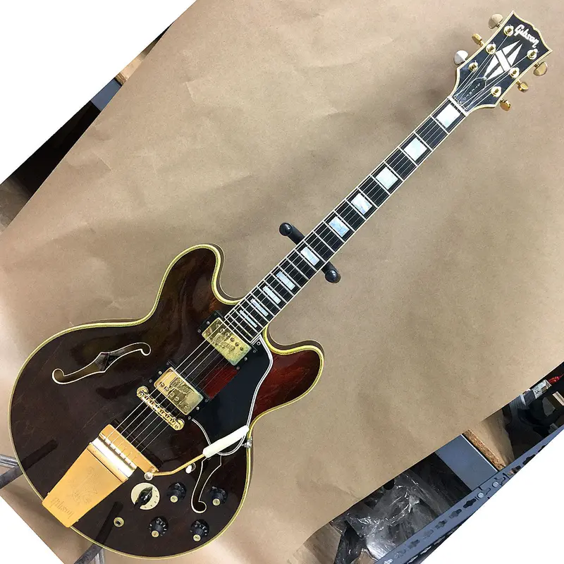 1972 Gibson Es-355 Td Stereo Walnut Electric Guitar 1