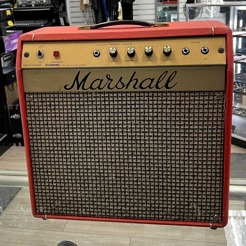 1972 Marshall Mercury Combo Amplifier – Red Tolex Finish 1