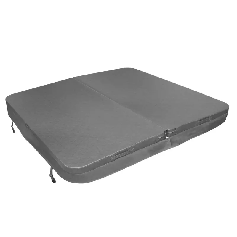 2.1-Metre Thermal Spa Cover In Soft Grey 1