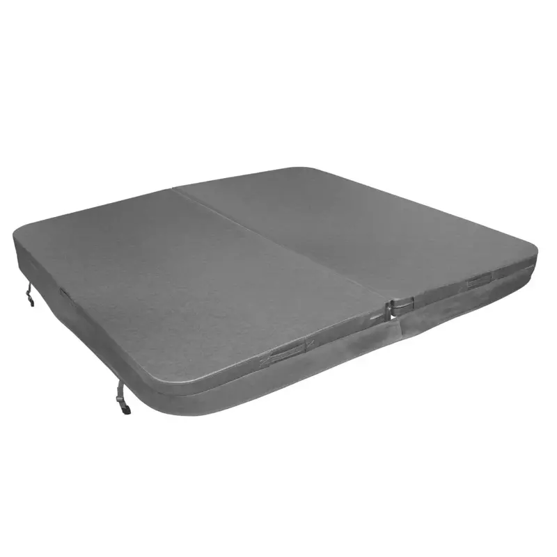 2.2-Metre Insulated Hot Tub Cover In Slate Grey 1