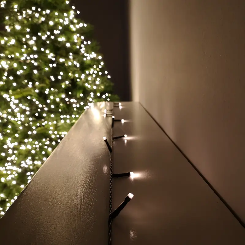 20M 200-Led Warm White String Lights – Long-Lasting Battery-Powered Christmas Decoration For Versatile Use 1