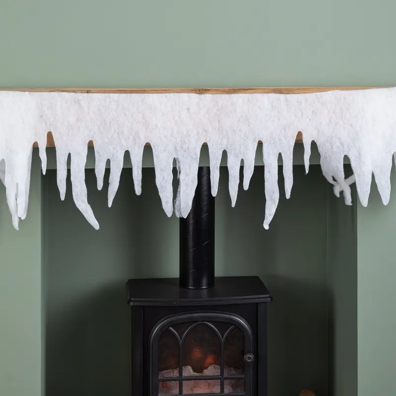 2M X 36Cm Icicle Snow Drape Fabric For Windows, Walls, Or Doorways 1