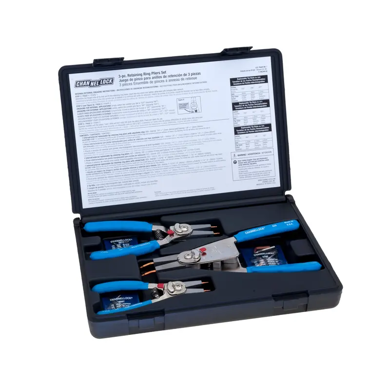 3-Piece Convertible Retaining Ring Pliers Kit 1