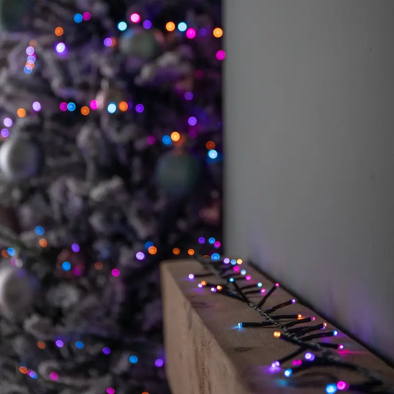 37.5M Rainbow 1500-Led Treebrights Christmas String Lights With Timer 1