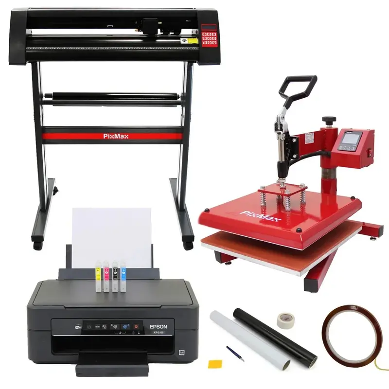 38Cm Swing Press, 720Mm Vinyl Cutter, Epson Printer & Weeding Kit 1