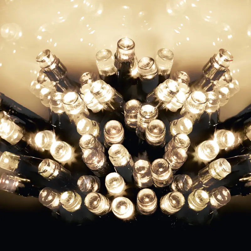 400-Led 40M Warm White Christmas String Lights – Rechargeable/Battery-Powered, Timer-Enabled, All-Weather Design 1