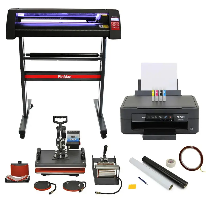 5 In 1, Vinyl Cutter Led, Value Printer, Ciss, Signcut, Weeding Kit & Heat Tape 1