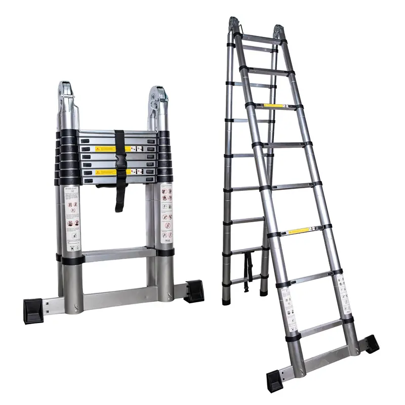 5-Meter Telescopic Aluminum Multi-Position Ladder – Lightweight & Extendable 1