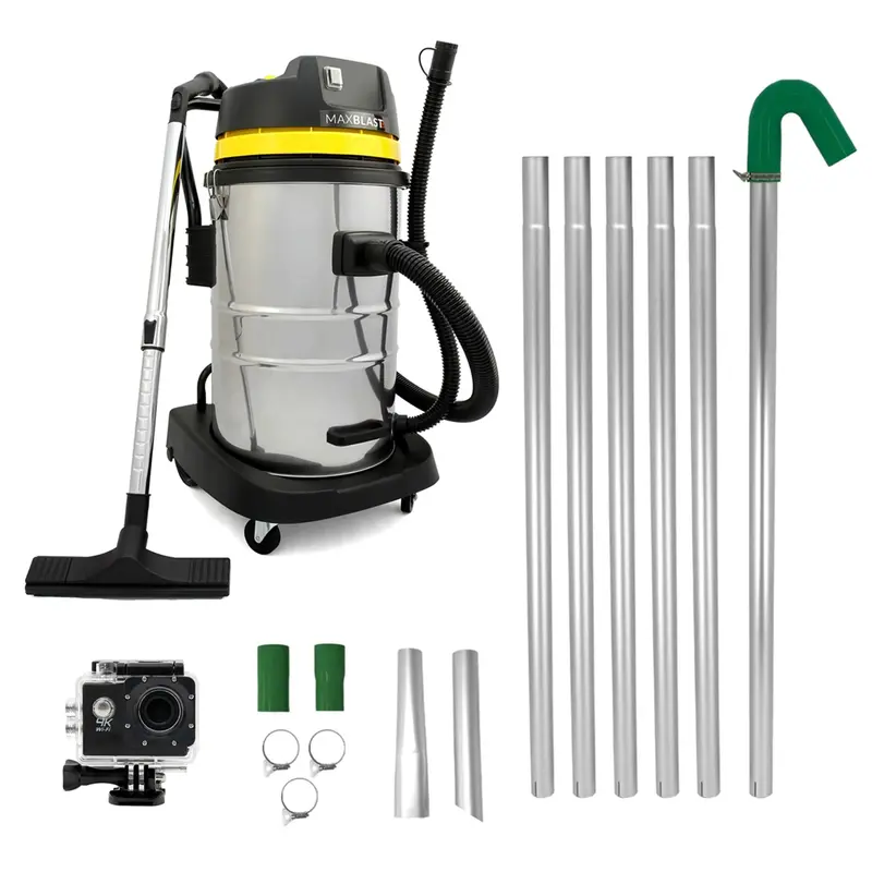 50-Litre Wet/Dry Vacuum Cleaner With Gutter Cleaning Poles & Inspection Camera 1