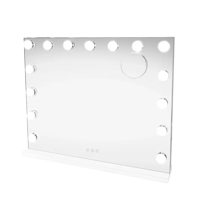 58 X 46 Cm Slim Led Bluetooth Mirror With Wireless Audio 1