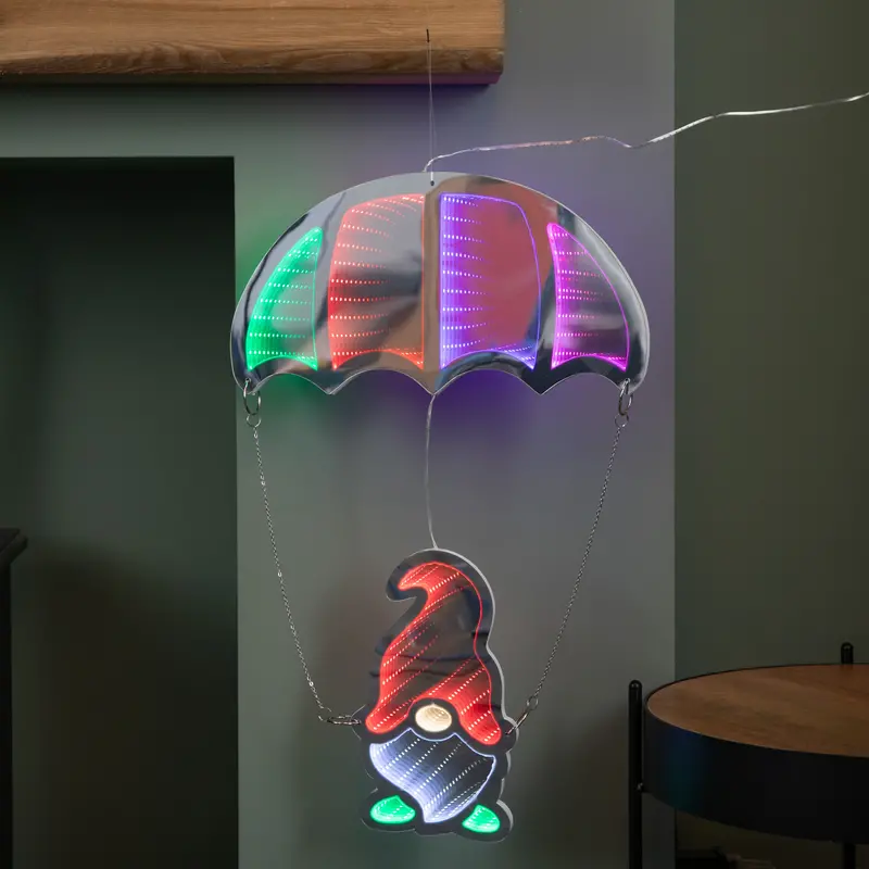 60Cm Led Infinity Light Gonk Ornament On Parachute Hanger 1