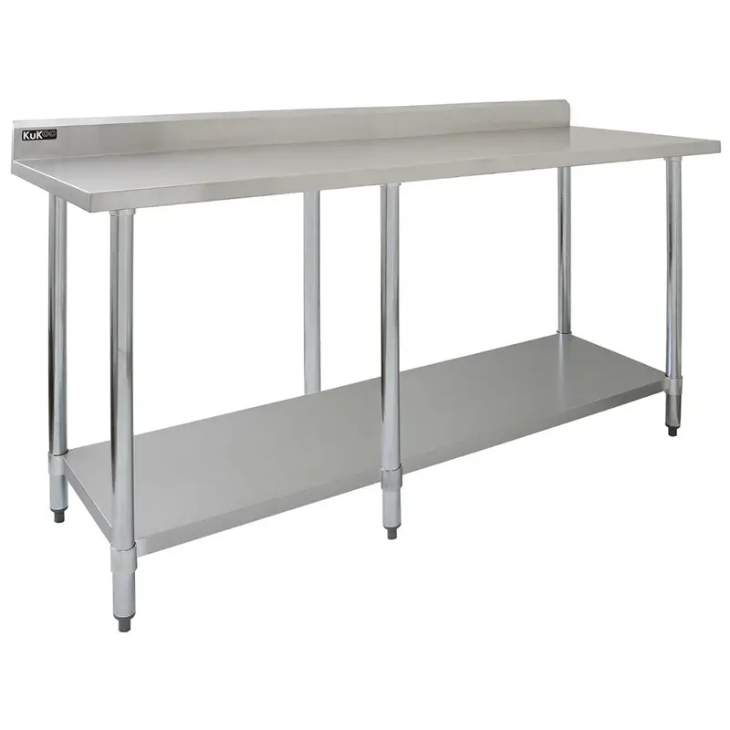 7-Foot Commercial-Grade Stainless Steel Catering Table 1