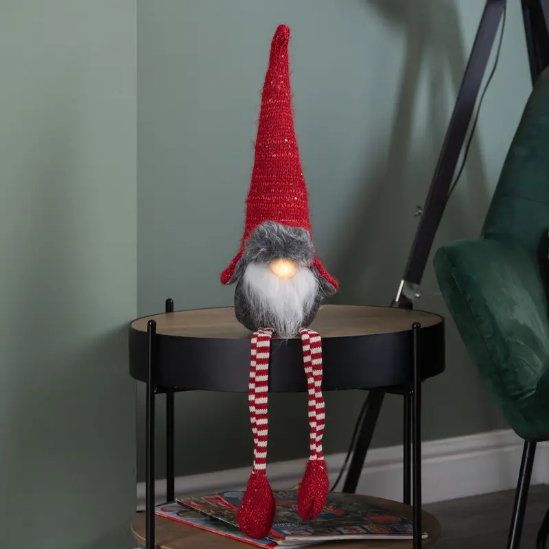 72Cm Aviator-Themed Light-Up Gonk – Red Outfit & Dangly Legs 1