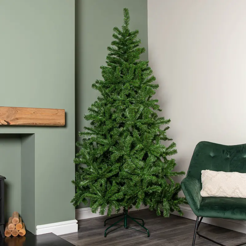 7Ft Realistic Colorado Spruce Artificial Christmas Tree – 763 Pvc Tips 1