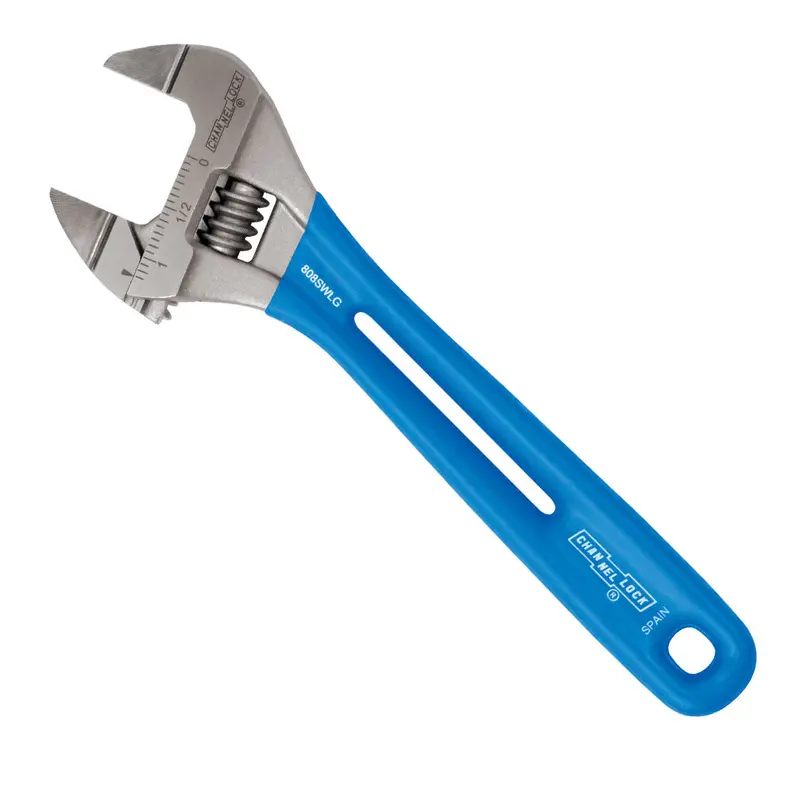 8-Inch Lightweight Slim-Jaw Adjustable Wrench – Wideazz® (808Swlg) 1