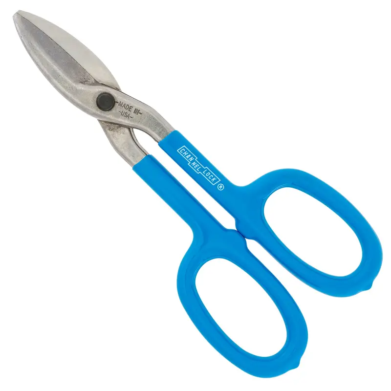 8-Inch Straight Tinner Snips For Hvac And Sheet Metal Applications (Model 608Ts) 1