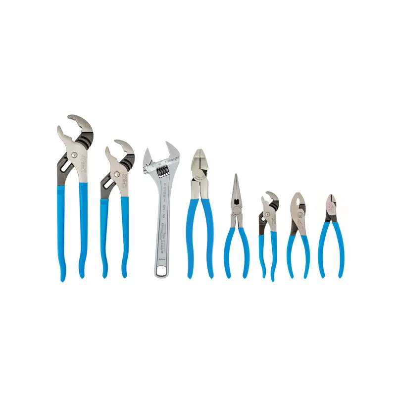 8-Piece V-Jaw Pliers Set With Integrated Wrench – Model Gs-28 1