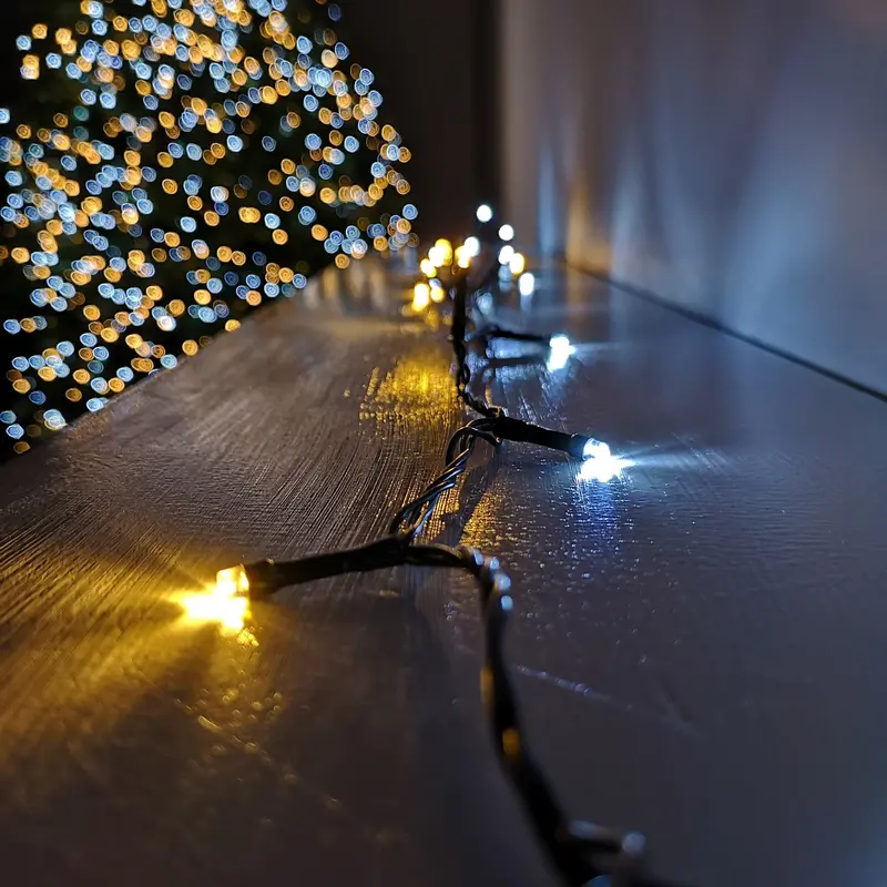 80-Meter Warm & Cool White Christmas String Lights – 1000 Led Premier Supabrights With Timer & Multiple Functions 1