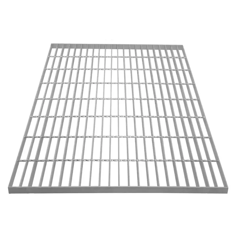 800X800Mm Galvanised Steel Floor Grating 1