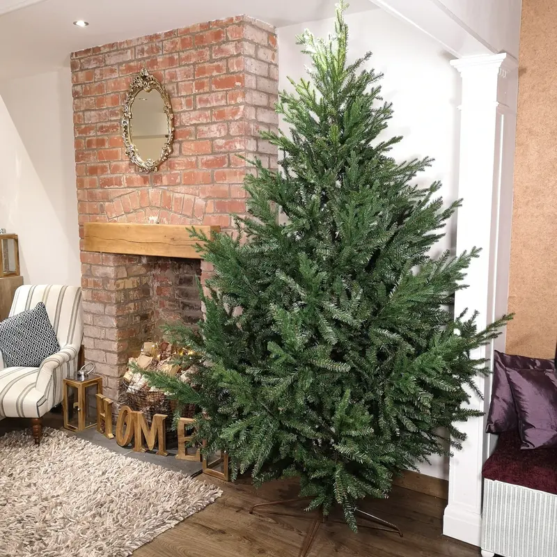 8Ft (2.40M) Glenshee Spruce Artificial Christmas Tree – Pe/Pvc Blend Branches 1