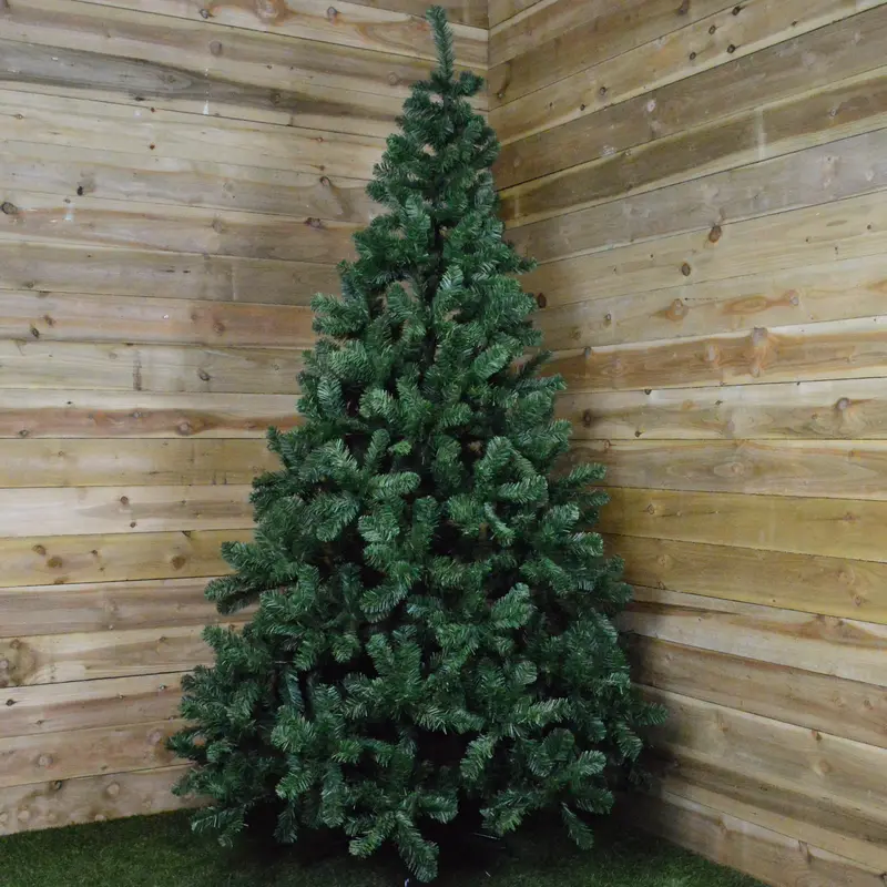 8Ft Imperial Pine Artificial Christmas Tree – 980 Tips, Natural Green Finish 1