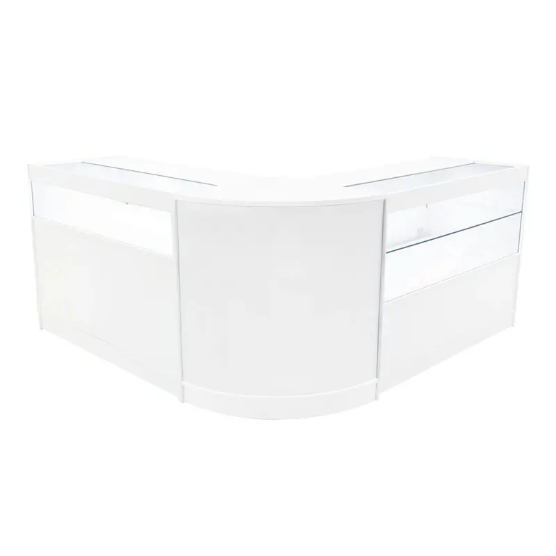 Adonis B1200 + C1200 + Cm60 Led Retail Counter Set – Pure White 1