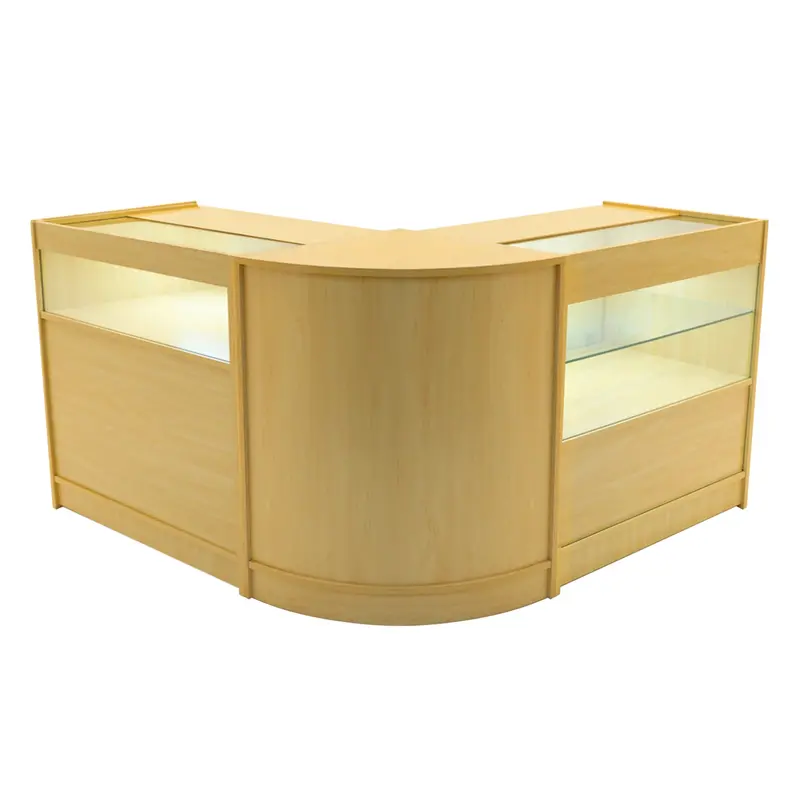 Adonis B900 + C900 + Cm60 Led Retail Counter Set – Natural Maple 1