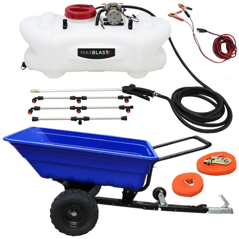 All-Terrain Atv Trailer With 60-Litre Sprayer Kit 1