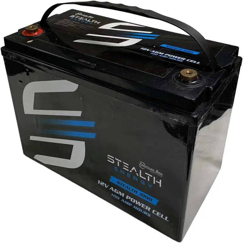 American Bass 12V 100Ah Deep-Cycle Car Audio Battery 1