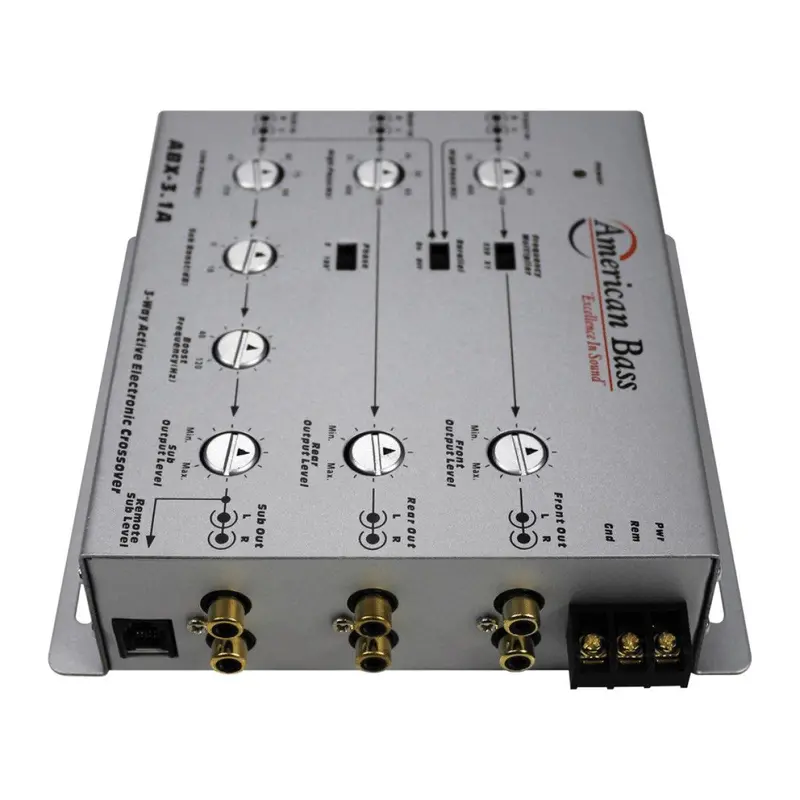 American Bass Abx3.1A 6-Channel Crossover Network 1
