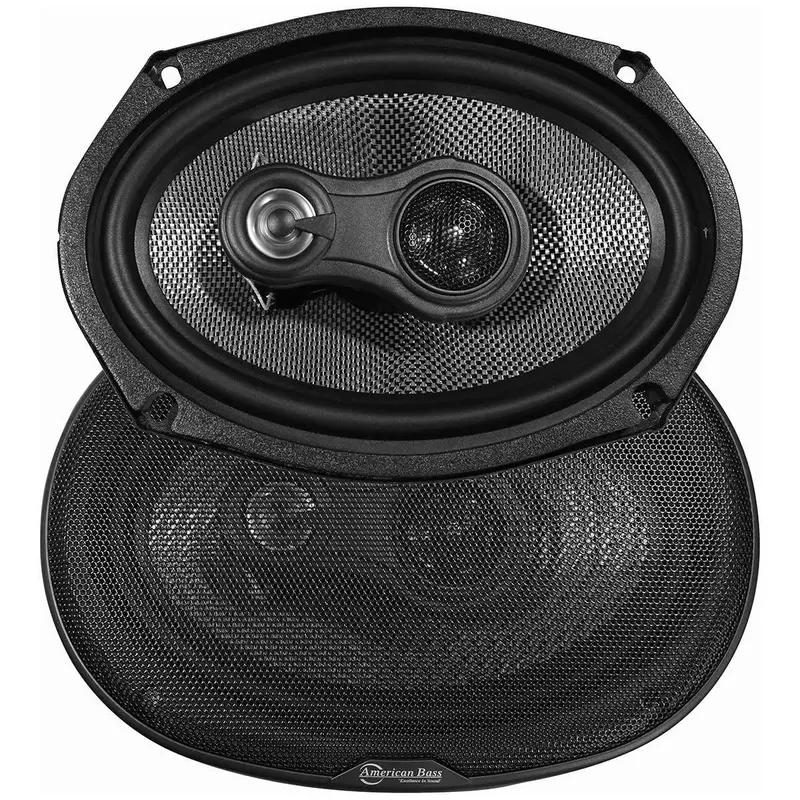 American Bass Sq 6X9-Inch Coaxial Speaker – 200W Rms, 4-Ohm 1