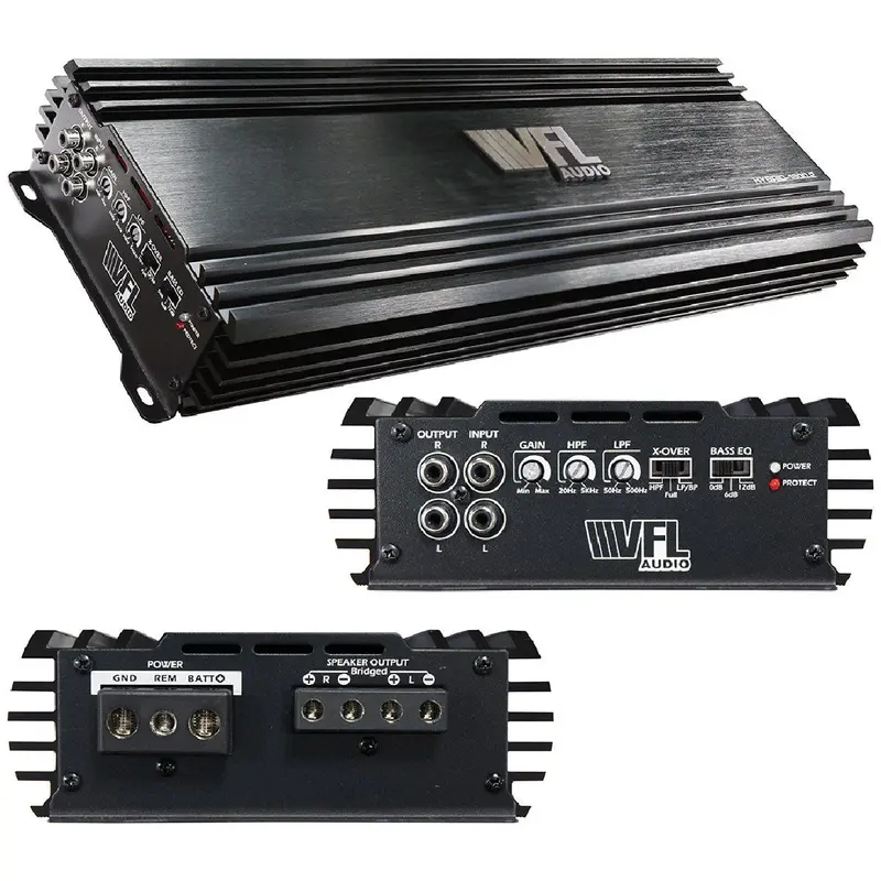 American Bass Vflhybrid19002 1800W 2-Channel Hybrid Micro Amplifier 1