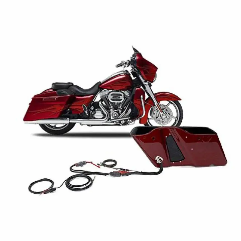 American Hard Bag Factory 2-Channel Amplifier Wiring Harness For Saddlebags (Power, Signal, Speaker, Remote) (Whk-24Ah) 1