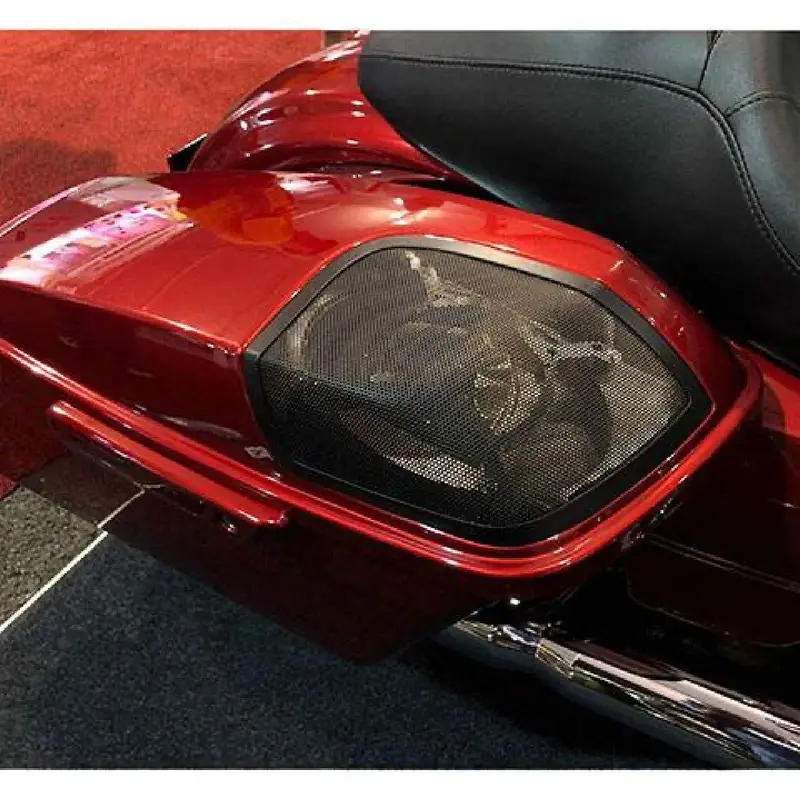 American Hard Bag Factory 2014+ Saddlebag Lids With Built-In 6X9 Adapters — Paint-Ready Finish (Lids-Ip-14-Pr) 1
