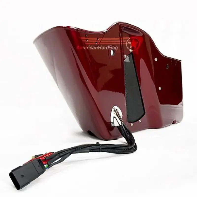 American Hard Bag Factory 8-Gauge Custom Wiring Harness For Harley Saddlebag Amplifiers & Speakers (1998+) (Wh-8Awg-Sb) 1