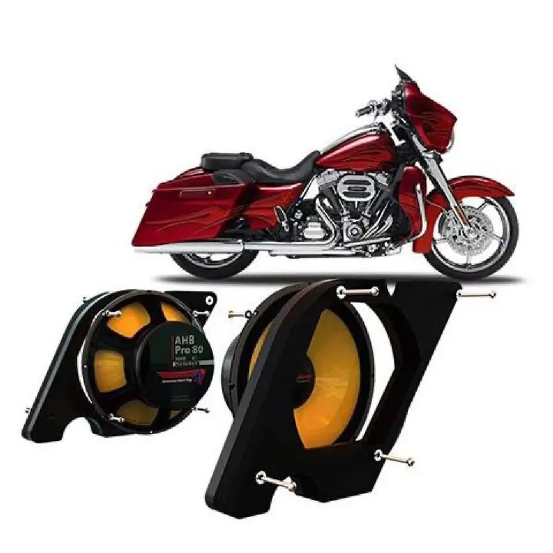 American Hard Bag Factory Dual-Side 8" Saddlebag Speaker Adapter Kit (Left & Right) (Ip-Ap80-Lr) 1