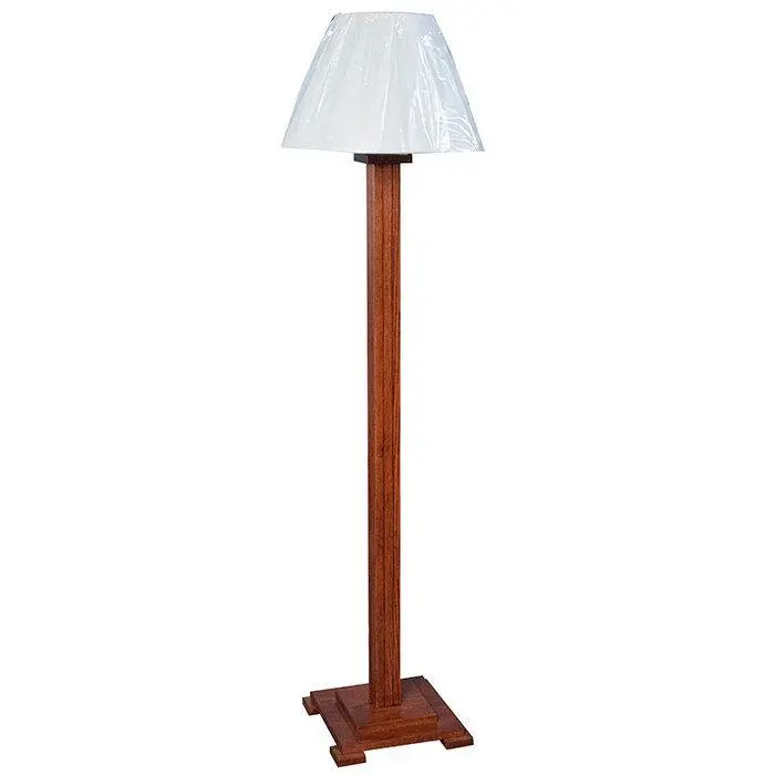Amish Mission Reading Lamp With Adjustable Arm And Wooden Base 1