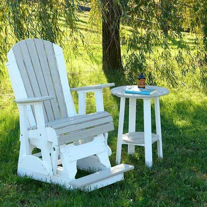 Amish Poly Adirondack Balcony Glider Seat 1
