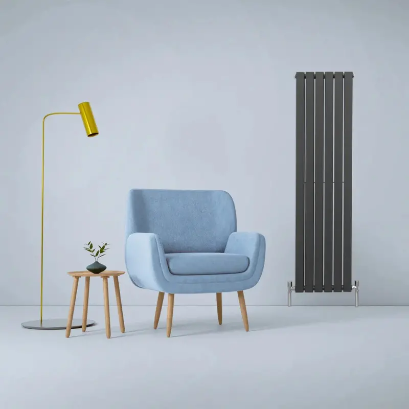 Anthracite Grey Designer Flat Panel Radiator – 1600Mm X 420Mm 1